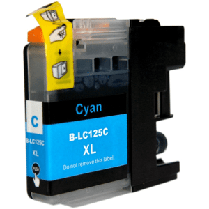 Compatible Brother mfc J6920DW, Cartouche d'encre Brother LC125XL - Cyan