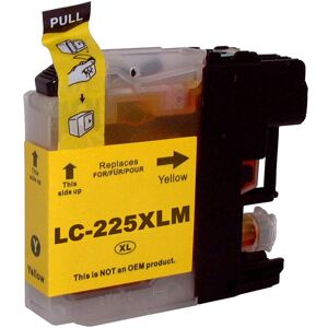 Compatible Brother mfc J4625DW, Cartouche d'encre Brother LC225XL - Jaune