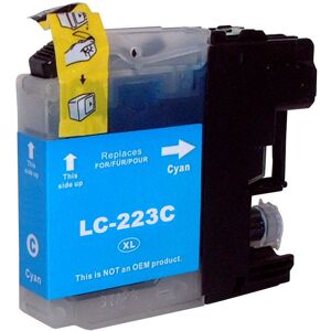 Compatible Brother mfc J4625DW, Cartouche d'encre Brother LC223 - Cyan