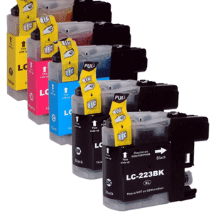 Compatible Brother Numero LC-223, Pack cartouches Brother PACK LC223 - 4 couleurs