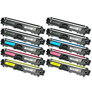 Compatible Brother TN-241 / TN-245 - Pack 10 toners - 4 couleurs
