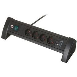 Brennenstuhl Prem. Off. Line 4-Way USB 1.8m