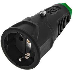 PCE 2520-shu Taurus2 Socket noir avec anneau de marquage vert