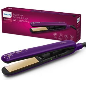 Philips Hair Straightener with Silk Protect Technology, 2 Temperature Settings, Purple (BHS336)