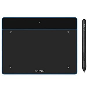 XP-Pen Deco Fun S Graphics Tablet 6.3× 4 Inch Pen Tablet with 8192 Levels Pressure Sensitivity Battery-Free Stylus (Space Blue)