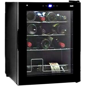 Kaff Wine Cooler with 16 Bottles, Automatic Locking Function, Temperature Control, Soft Touch Control (Black,WC42)