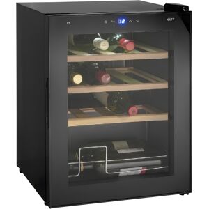 Kaff Wine Cooler with 16 Bottles, Automatic Locking Function, Auto Defrost, Touch Control with LED Display (WC42BW,Black)