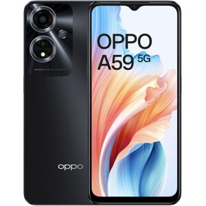 Oppo A Series A59 Dual Sim 5G Smartphone (4GB RAM, 128GB Storage) 6.56 inch HD+ Display MediaTek Dimensity 6020 Processor (Starry Black)