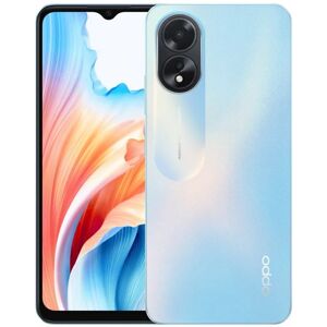 Oppo A Series A18 4G Dual Sim Smartphone (4GB RAM, 64GB Storage) 6.56 inch HD+ Display MediaTek Helio G85 Processor 5000 mAh Battery (Glowing Blue)