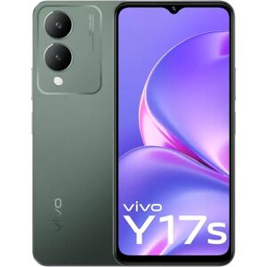 Vivo Y Series Y17s 4G Dual Sim Smartphone (4GB RAM, 128GB Storage) 6.56 inch HD+ Display MediaTek Helio G85 Processor 5000mAh Battery (Forest Green)