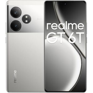 realme GT 6T 5G Dual Sim Smartphone (12GB RAM/ 256GB Storage) 6.78 inch 120 Hz Display Snapdragon 7+ Gen 3 Processor (Fluid Silver)