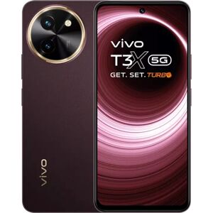 Vivo T3x 5G Dual Sim Smartphone (8GB RAM, 128GB Storage) 6.72 inch 120Hz FHD+ Display Snapdragon 6 Gen 1 Processor (Crimson Bliss)