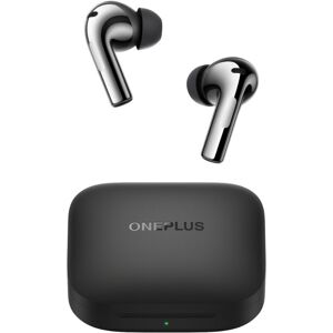 OnePlus Buds 3 with Adaptive Noise Cancellation, 10.4mm Woofer + 6mm Tweeter Dual Drivers, 3 Mics per Side, Bluetooth® 5.3 (Metallic Gray)