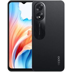 Oppo A Series A18 4G Dual Sim Smartphone (4GB RAM,128GB Storage) 6.56 inch HD+ Display MediaTek Helio G85 Processor 5000 mAh Battery (Glowing Black)