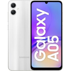 Samsung A Series Galaxy A05 4G Dual Sim Smartphone (6GB RAM, 128GB Storage) 6.7 inch HD+ Display Octa-Core Processor 5000mAh Battery (Silver)