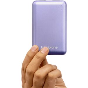 Ambrane Powerlit Small Fast Charging Pocket Power Bank with 10000mAh Polymer Battery, Small LED Indicators, East to Carry (Purple)