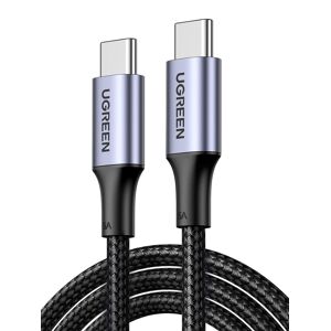 UGREEN USB-C to USB-C Cable, USB Type C with 100W Fast Charge, Transfer Speeds upto 480Mbps (Black)