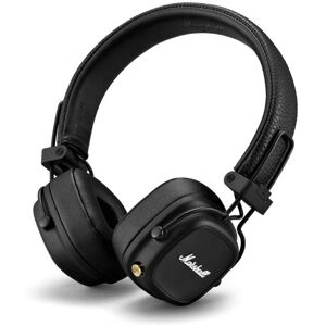 Marshall Major IV Wireless Bluetooth On Ear Headphone with Mic, 80 plus hours of wireless playtime (Black)