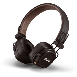 Marshall Major IV Wireless Bluetooth On Ear Headphone with Mic, 80 plus hours of wireless playtime (Brown)