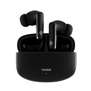 Noise Venus True Wireless Earbuds with 10mm Drivers, Active Noise Cancellation, Quad Mic with ENC (Cosmic Black)