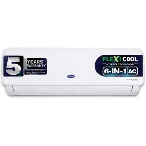 Carrier Durawhite PRO+ Exi 1 Ton (3 Star-Inverter) Split AC with HD Filter 6-in-1 Flexicool Technology (CAI12DR3R33F0)