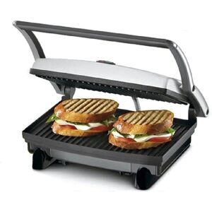 Nova Sandwich Grill Maker 2 Slice with Compact Design, Easy to Clean, Rotable Non Stick Cooking Plates (Black, NSG 2439)