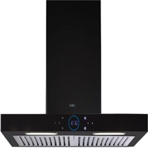 Elica iSmart 60 cm Kitchen Chimney with Inverter Technology, Baffle Filter, Clear Glass Finish (Black, iSMART SPOT H6 BF LTW 60 NERO)