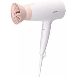 Philips 3000 Series Hair Dryer with 3 Temperature Settings, White & Pink (BHD308-30HAIRDRYER)