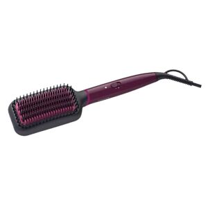 Philips Heated Straightning Brush with Silk Protect technology, Dark Wine (BHH730/00)