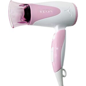 Vega 1000 W Hair Dryer with 1 Cool and 1 Heat Setting, Pink (VHDH05)