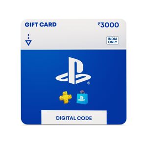 Rs.3000 Sony PlayStation Store Gift Card / Wallet Top-up Card (India Only)