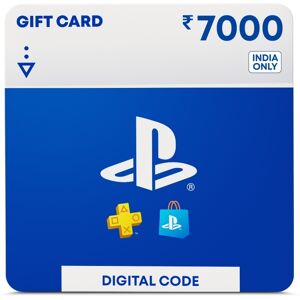 Rs.7000 Sony PlayStation Store Gift Card / Wallet Top-up Card (India Only)