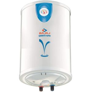 Bajaj Shakti GPV Storage Water Heater with 10 Litres of Capacity, Multiple Safety System, Plastic Outer Body, Glassline Inner Tank