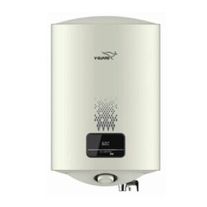 V-Guard EC Metro DG 15 Litres Storage Water Heater with 5 Star Rating, High Quality Steel Inner Tank, LED display (Elegant White)
