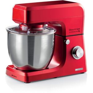 Ariete Gourmet Professional Mixer with 7 Litres Capacity, 6 Speeds, Pulse Function, Guard Cover (Red)