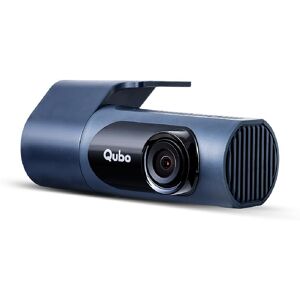 Qubo Smart Dashcam Pro X FullHD 1080p Dash Camera with 360 Rotatable Wide Angle View Low Light Performance Built-in Super Capacitor (Midnight Blue)