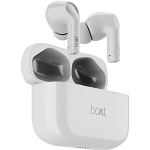 boAt Airdopes 163 Earbuds with Massive Playback of Up To 17 Hour, IPX5 Water & Sweat Resistance, IWP Technology, Type C Interface (Pearl White)