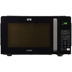 IFB 24 Litres Solo Microwave with Multi-Stage Cooking, Steam Clean, Auto Defrost, Child Safety Lock (24PM2B, Black)