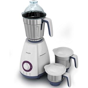 Philips Viva Collection 3 Jars Mixer Grinder With Powerful Motor and Superior Jars, Tough Grinding, ABS Body, Auto Cut off Protection (HL7699/00)