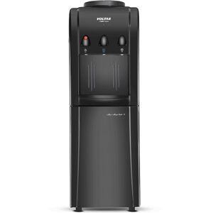 Voltas 20 Litres Floor Mounted Normal, Hot and Cold Water Dispenser with Energy Efficient Compressor, Cooling Cabinet (Mini Magic Pearl R - Black)