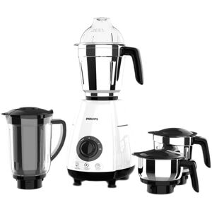 Philips Hulk Mixer Grinder with 4 Leakage Proof Jar, 1000 Watts, Dishwasher Safe, Easy to Assemble, (HL7703/00, White)