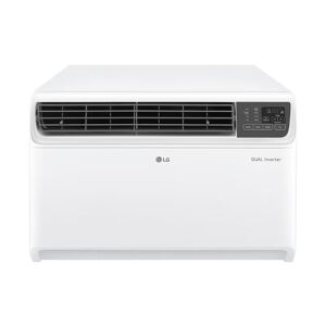 LG 1.5 Ton (3 Star - DUAL Inverter) Window AC with Convertible 4 in 1 Cooling Super Silent Operation Copper (RW-Q18WUXA, White) 2023 Model