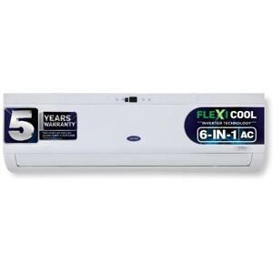 Carrier Durawhite Exi 2 Ton (3 Star-Inverter) Split AC with Convertible 6-in-1 Cooling Auto Cleanser HD Filter (CAI24DH3R32F0) 2024 Model