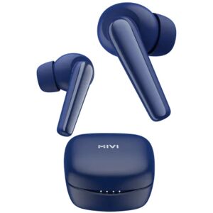 Mivi DuoPods N5 TWS with AI Environmental Noise Cancellation, 13mm Electroplated Drivers (Cobalt Blue)