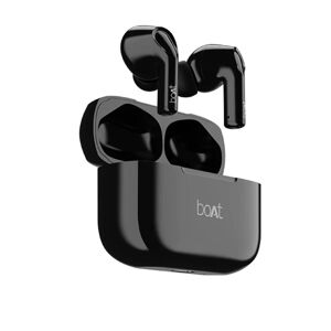 boAt Airdopes 163 Earbuds with Massive Playback of Up To 17 Hour, IPX5 Water & Sweat Resistance, IWP Technology, Type C Interface (Active Black)