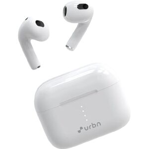 Urbn Beat 600 TWS Earbuds with 13mm Driver, Up to 20 Hours Playtime, IPX5 Rating, HQ Microphone, Clear Call Quality (White)