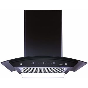 Elica WDFL 606 HAC MS Nero Chimney with 3 Speed Motion Control, Heat Auto-Clean Technology, Touch Control Panel, Filterless Chimney (Black)