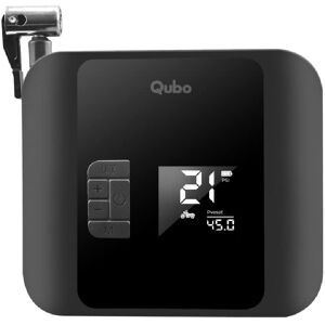 Qubo Smart Tyre Pressure Inflator Pro with 150 PSI Air Pressure, 5 Smart Modes, Auto Cut Off, Pre-Set Pressure (Black)