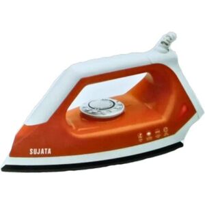 SUJATA Espira Dry Iron with Overheat Technology, German Non Stick Two-Coat on Sole plate (Orange and White)