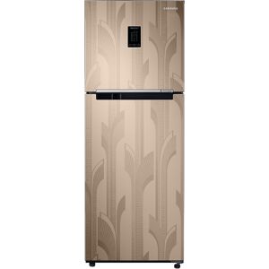 Samsung 301 Litres 2 Star Frost Free Double Door Inverter Refrigerator with Convertible 5in1, Twin Cooling Plus™ (RT34C4522YB/HL, Bronze Archi)